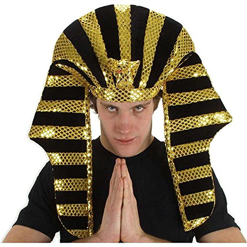 KING TUT SHINY HEADPIECE Costume Accessory