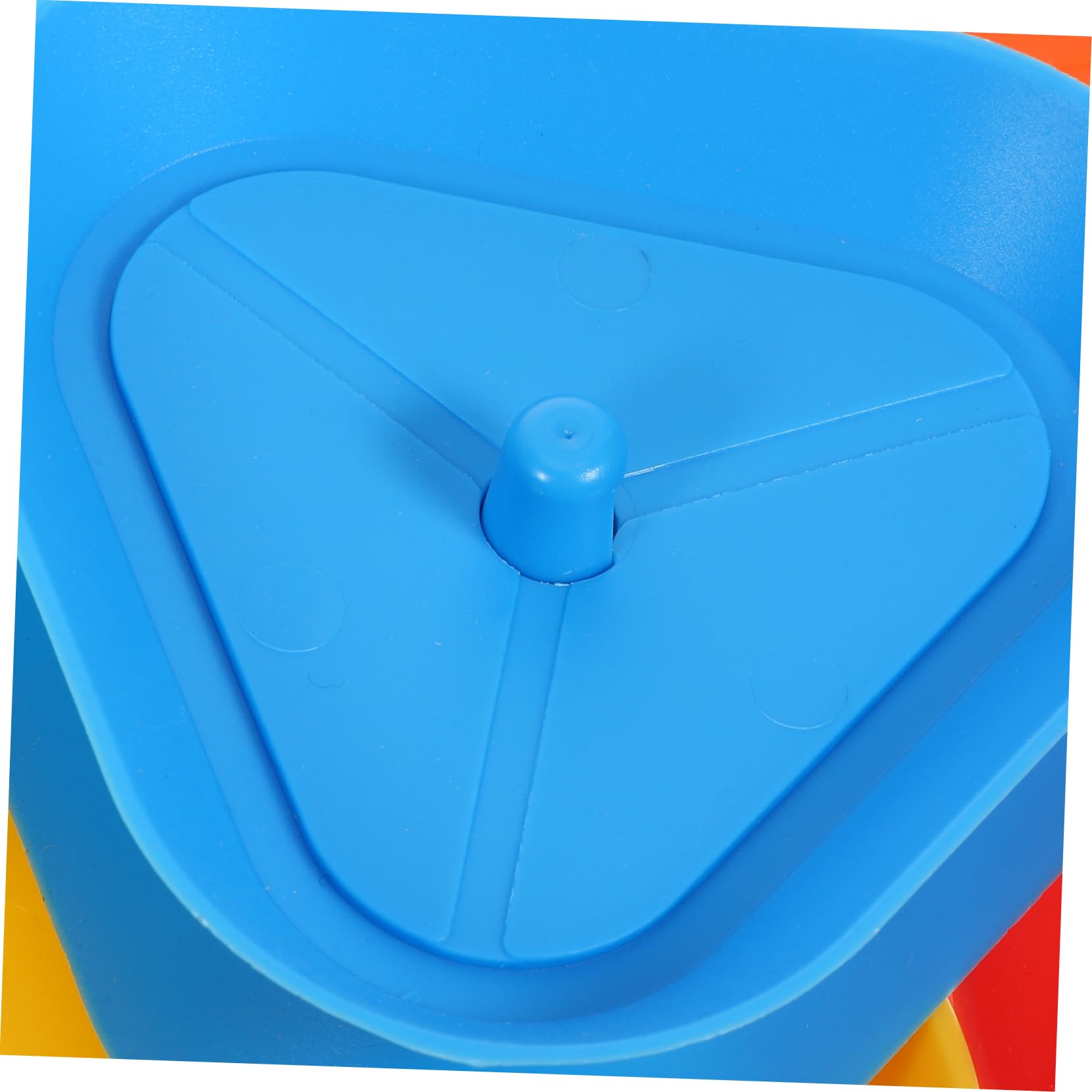 ORFOFE Poker Game Essential Triangle Card Holders 6pcs Poker Rack Reusable Safe Abs Material Hand- Card Holder for Family Fun