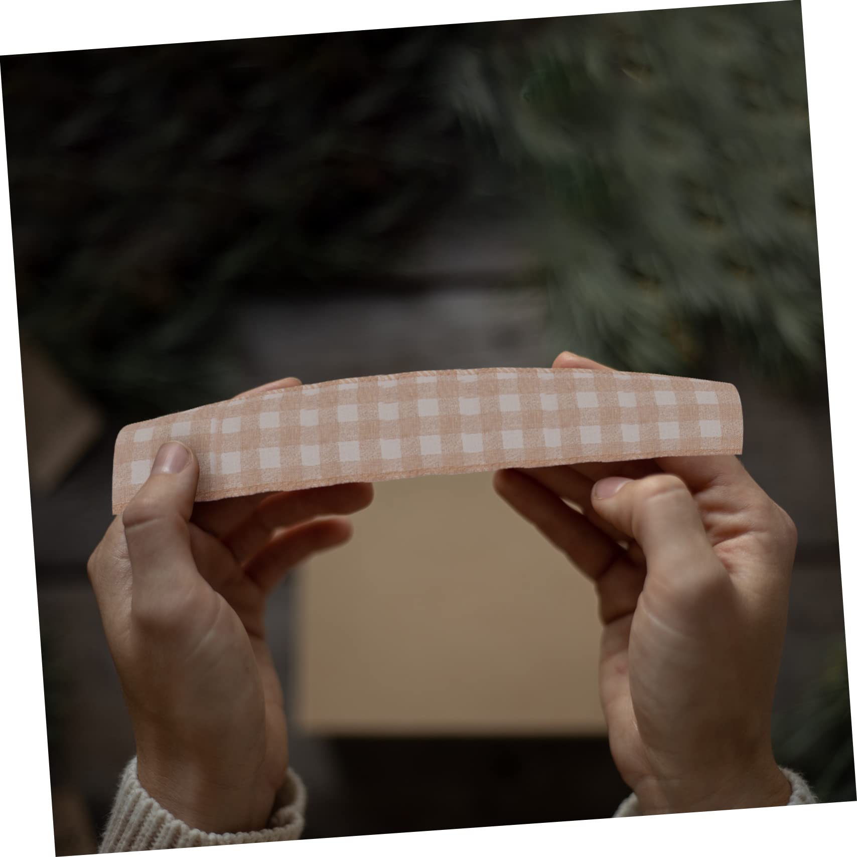 TEHAUX 6rollen Weihnachts-linienband Langlebige Dekorative Geschenkverpackungsbänder Mit Festlichen Mustern Für -projekte Und Festliche Anlässe