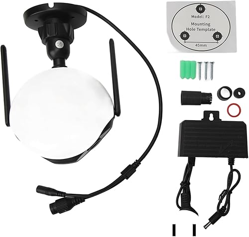 Miniatura 7 de Heayzoki Cámara de seguridad para exteriores, cámara de doble lente 2K con detección de movimiento, cámara de seguridad impermeable NightIP66 a todo