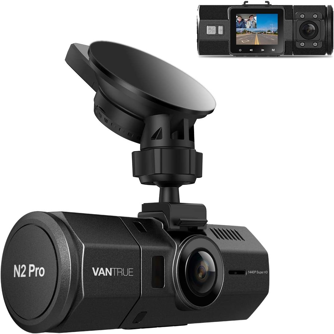 N2 Pro Uber Dual Dash Cam Infrared Night Vision