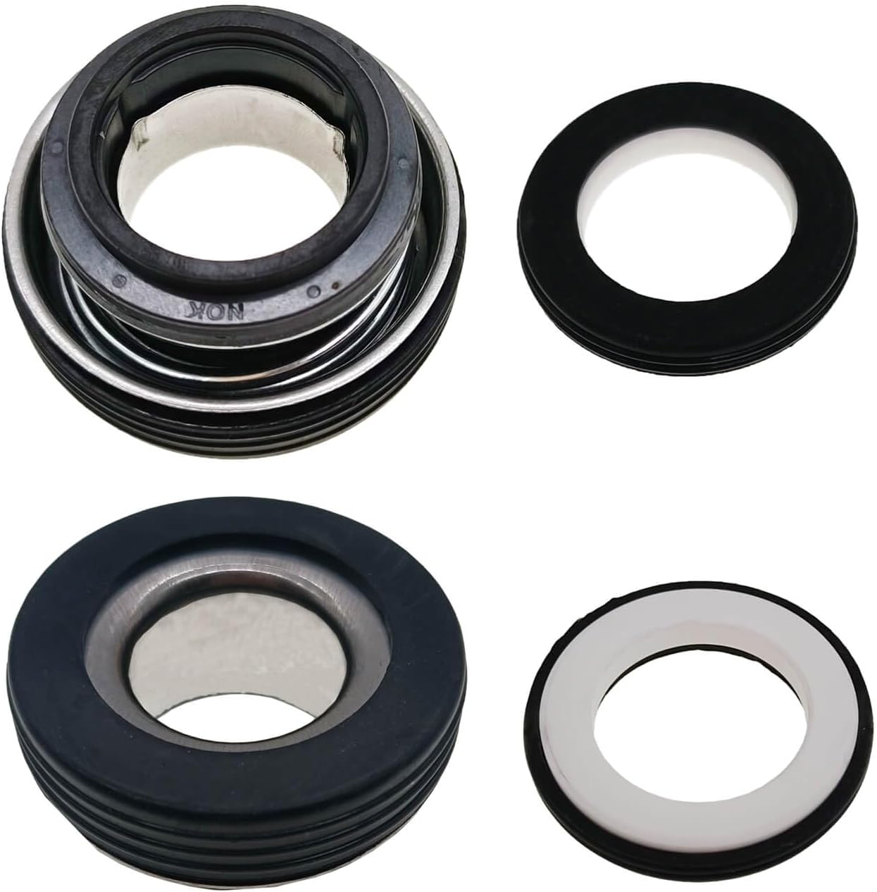 2 Pack 781238 Mechanical Seals Replacement for Honda 2" 3" Gas Semi-Trash Water Pump For Champion for Predator For Generac For Pulsar WT30XK4A WB20XT3 WH20XTAF,Mechanical Seal Replace 781238