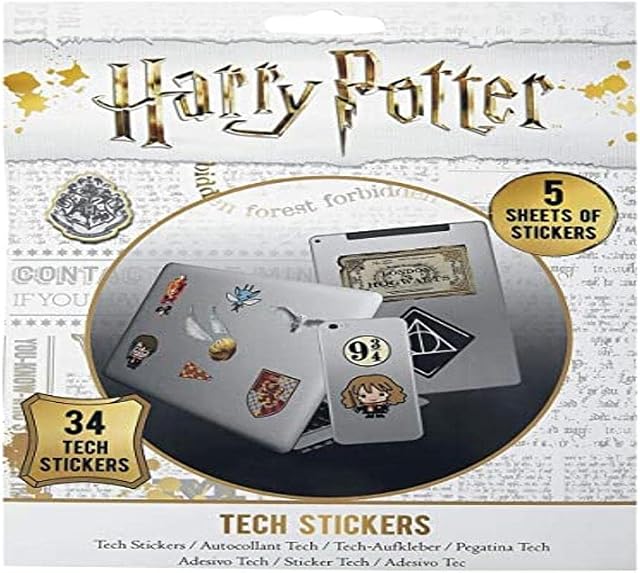 HARRY POTTER Zestaw 34 naklejek, TS7407, wielokolorowe