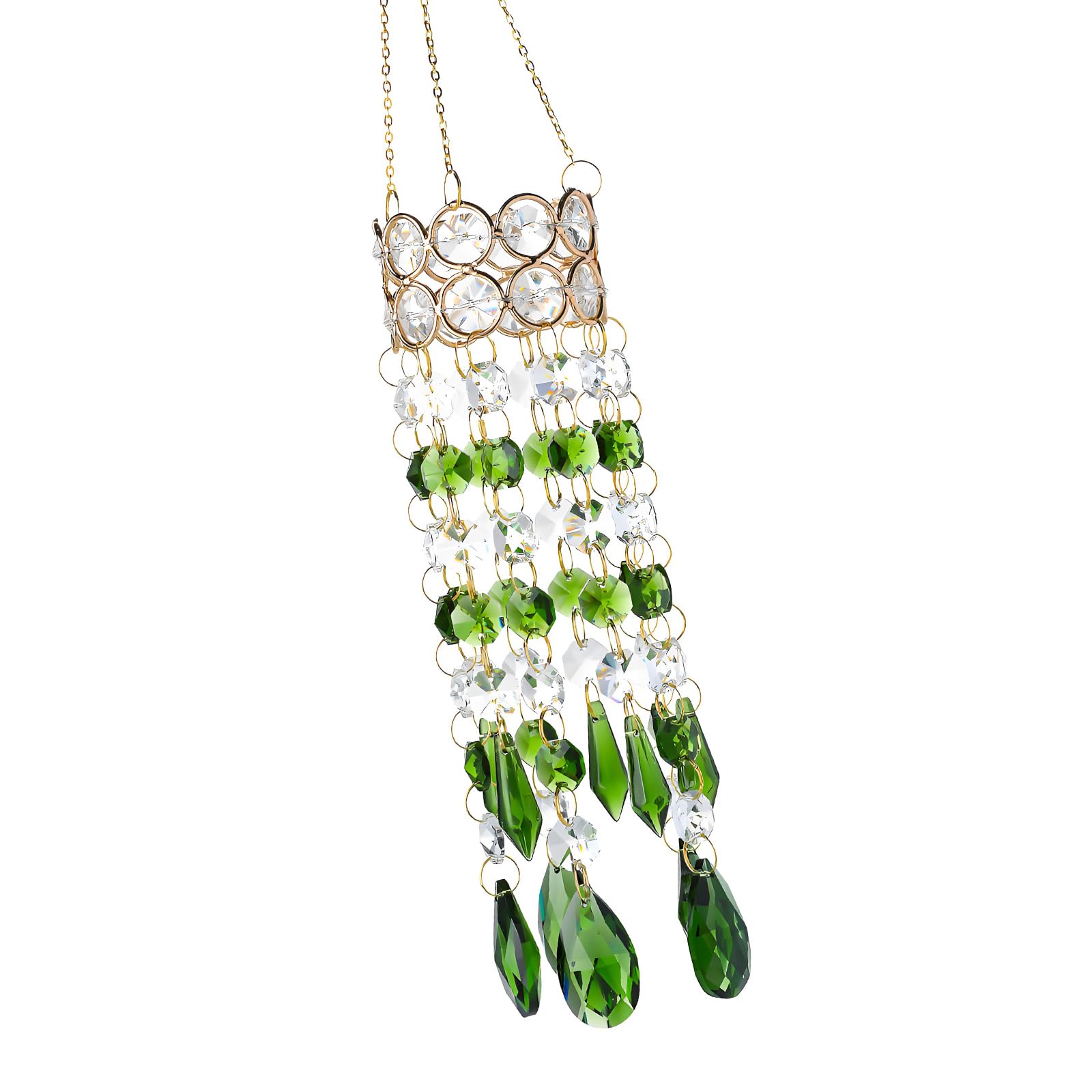 Crystal Suns Catcher Prisms Hanging Drops Home Garden Decoration Windchime Rainbows Crystal Suns Catchers Hanging Pendant Garden Suncatchers