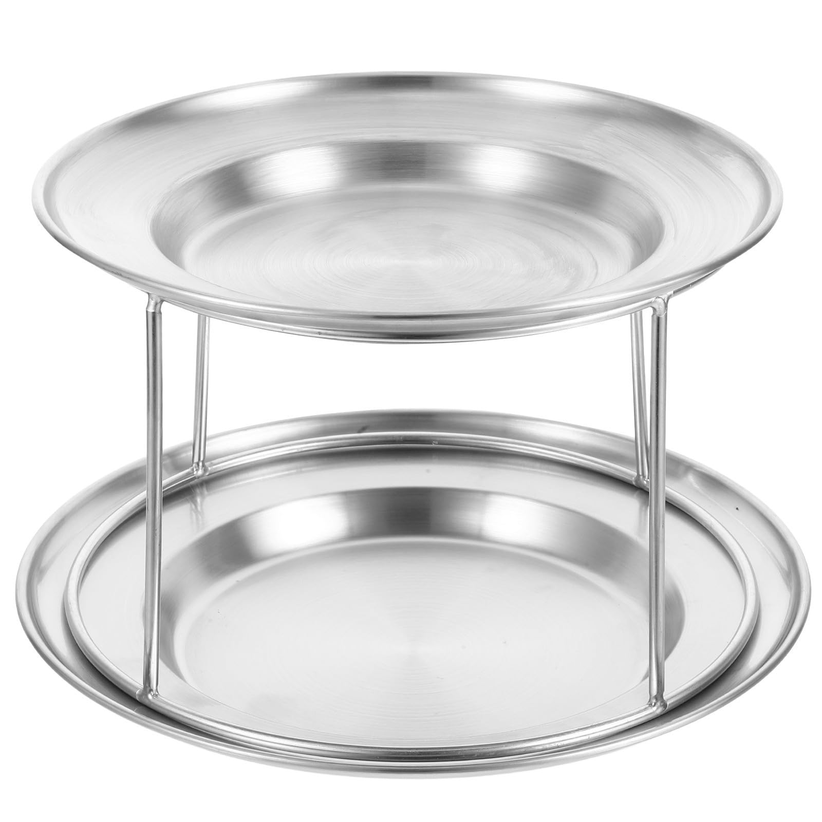 Gatuida Puesto de Mariscos de Doble Capa, Acero Inoxidable, Torre 23 CM