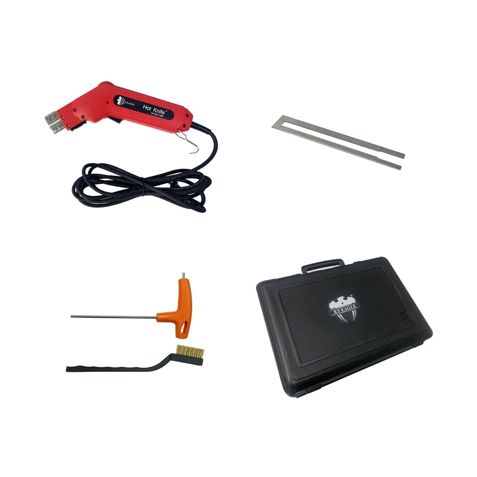 Utensile da Taglio a Caldo Electric StyroFoam Cutter Hot Knife Styrofoam Taglio Coltello Strumenti Portatile Professional Foam Cutter Kit Filo Caldo (Color : FC100-10cm Blade)