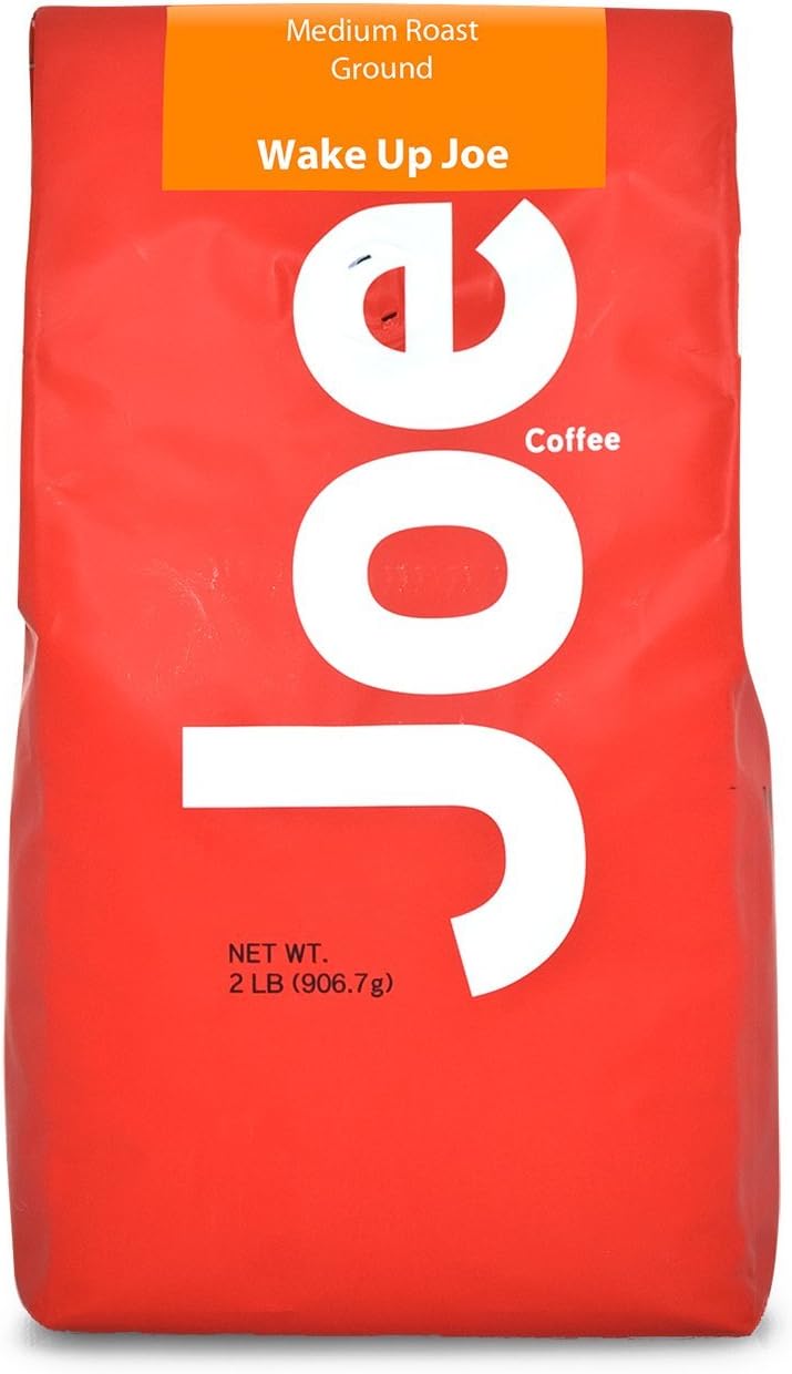 Joe Knows Coffee, Wake Up Joe, Medium Roast, Ground Coffee, 2 Pound