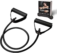 Vista 1 de Bandas de resistencia con asas, tubos de resistencia individuales, bandas de entrenamiento con asas, banda de ejercicio duradera para estiramiento