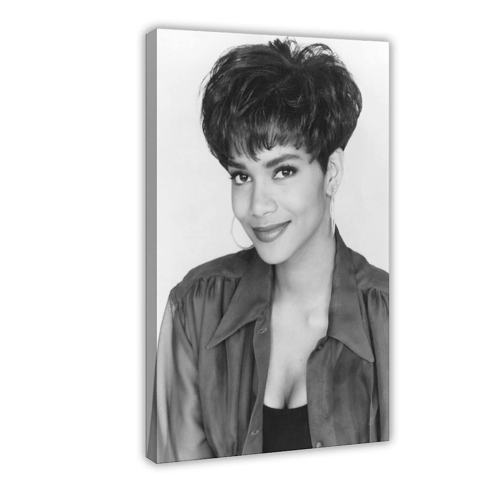 Attore Halle Berry 10 poster di tela per camera da letto, sport, paesaggio, ufficio, decorazione della stanza, cornice regalo, 40 x 60 cm