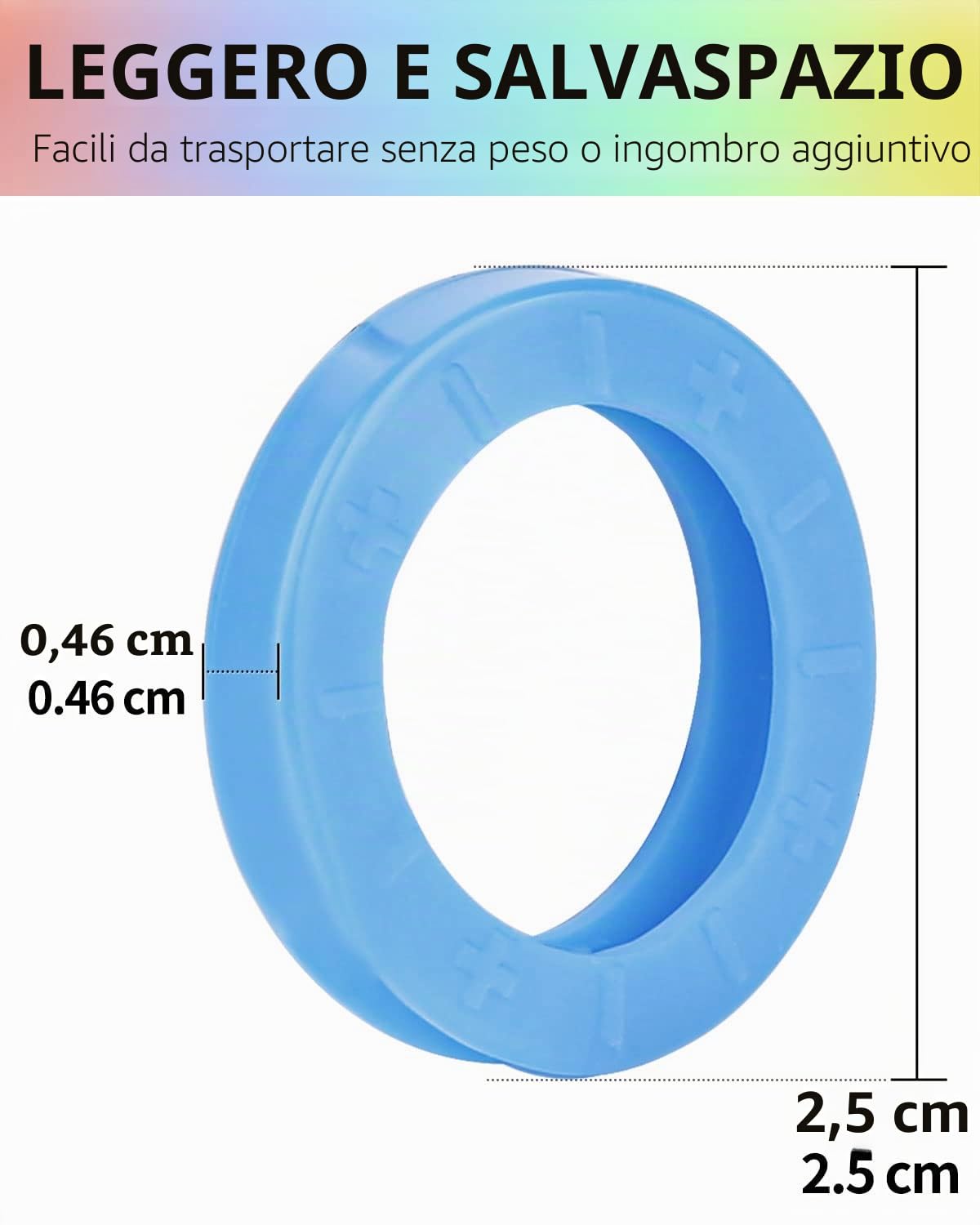 Uniclife 36 Pack 2,3 cm Cappucci per piccole chiavi di casa Protettori rotonde Copri chiavi Identificatori, piatti (non adatti a chiavi quadrate o di forma dispari), 9 colori