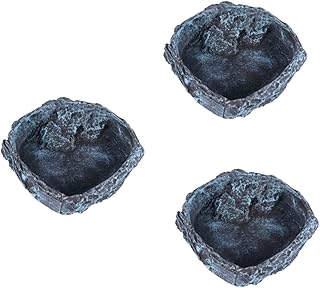 Abaodam 3 Peças Caixa Estatueta De Tartaruga Marinha Estatuetas De Tartaruga Réptil Bacia De Tartaruga Estátua De Tartaruga Dragão Barbudo Reptichip Reptivite Tigela De Comida Bandeja De