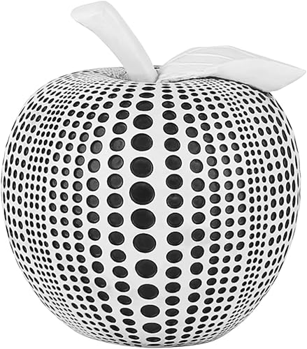 Estatua de arte de manzana, decoración moderna de escultura de resina para el hogar, decoración creativa de escritorio para el hogar