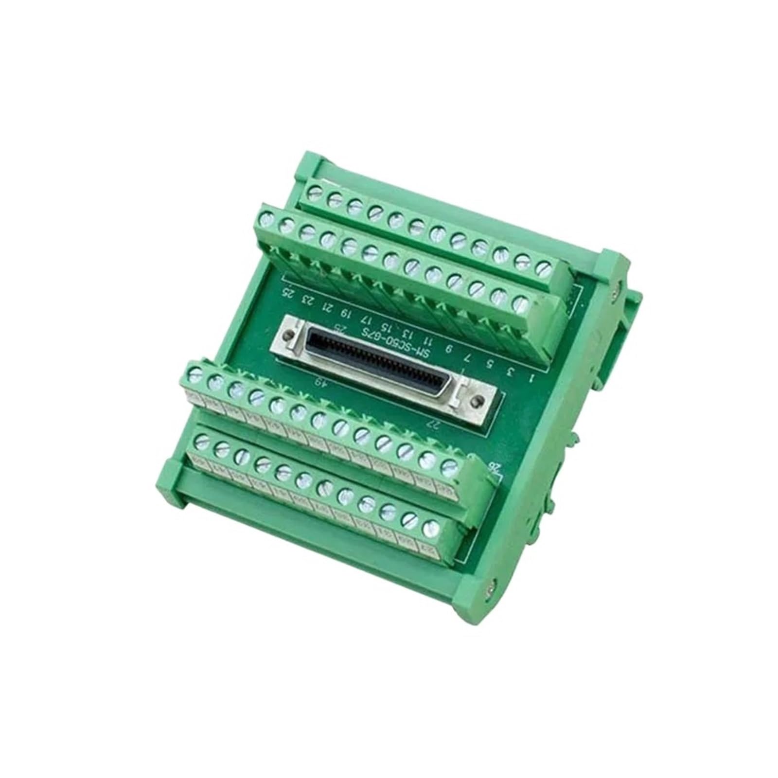HEXEH Bornier à vis Servo SCSI 50 pôles, plaque d'adaptation for répartiteur MDR50, bornier SM-SC50-G7S