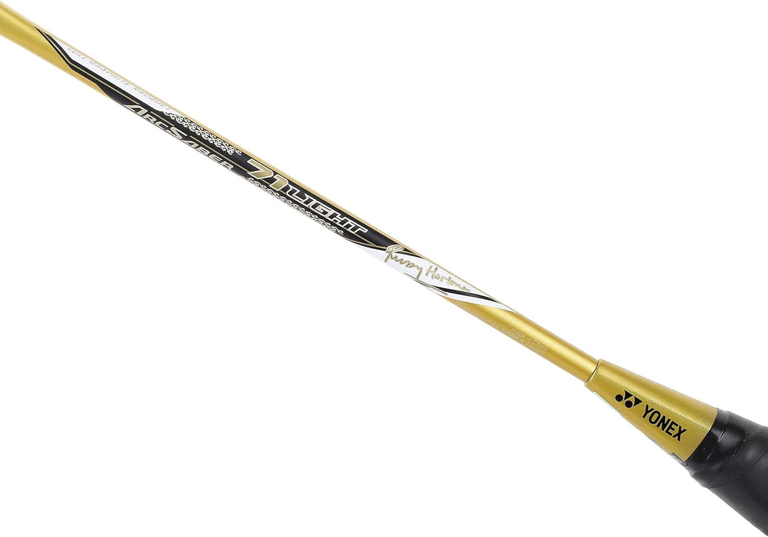 Yonex Arcsaber 71 Light Graphite Badminton Raquet with Free Full Cover (77 Grams, 30 lbs Tension) (71 Gold) : Sports & Outdoors