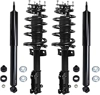 Vista 83 de Detroit Axle - Amortiguadores de muelles helicoidales RWD para Dodge Charger 2012-2020, 2012-2019 Challenger 2 Amortiguadores delanteros completos