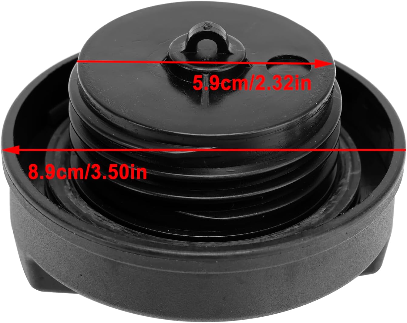 Fuel Tank Cap for JCB Backhoe Loader 3D, 3DX, 3DX SUPER, 3CX, 4CX, 4DX - Locking, Modern Style, 332/F4780 331/11403