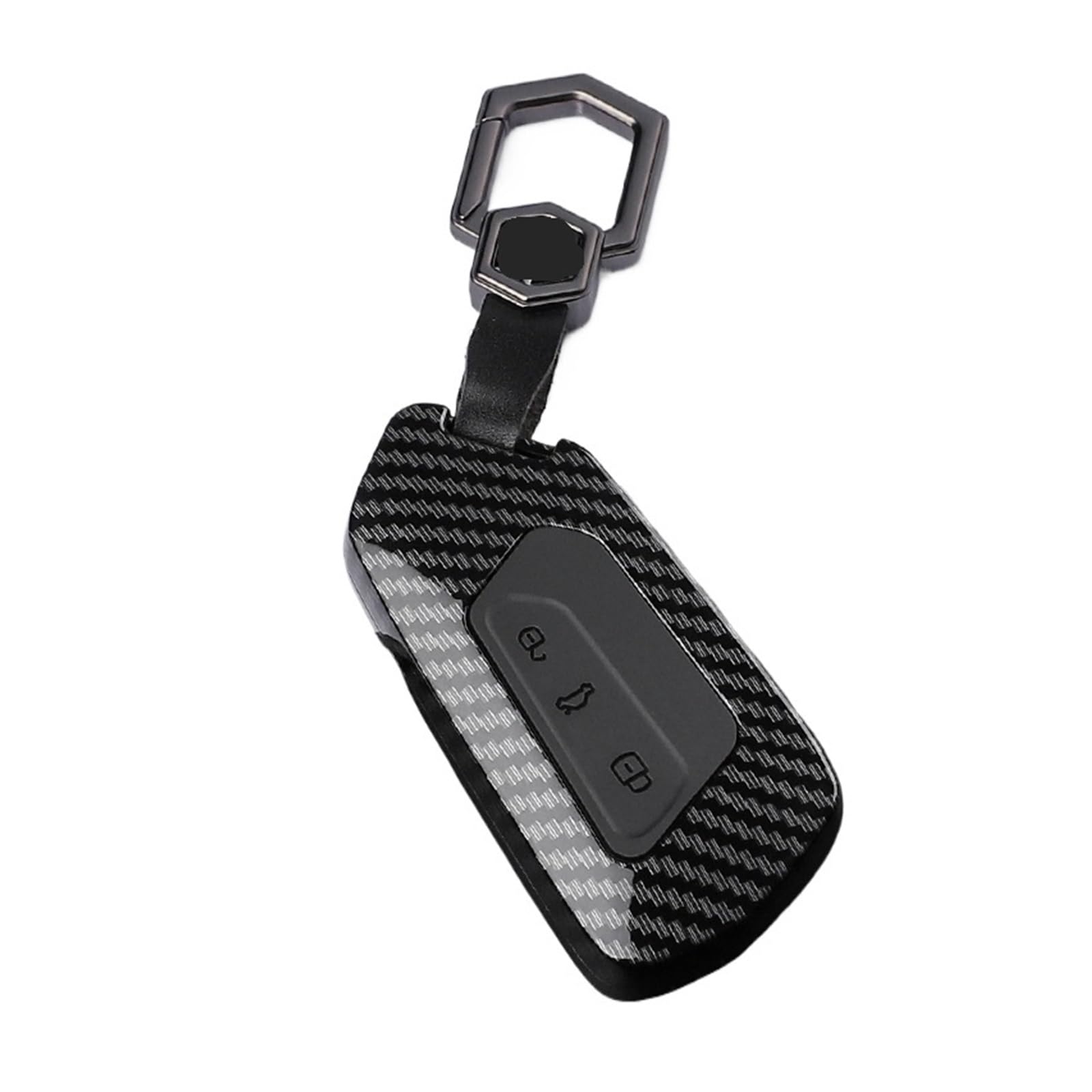 Etui na klucze z włókna węglowego ABS do golfa 8 MK8 GTI R ID3 ID4 Cupra | Precyzyjne dopasowanie, trwała ochrona komputera, elegancki wygląd kluczy Cupra z włókna węglowego.(Type5)