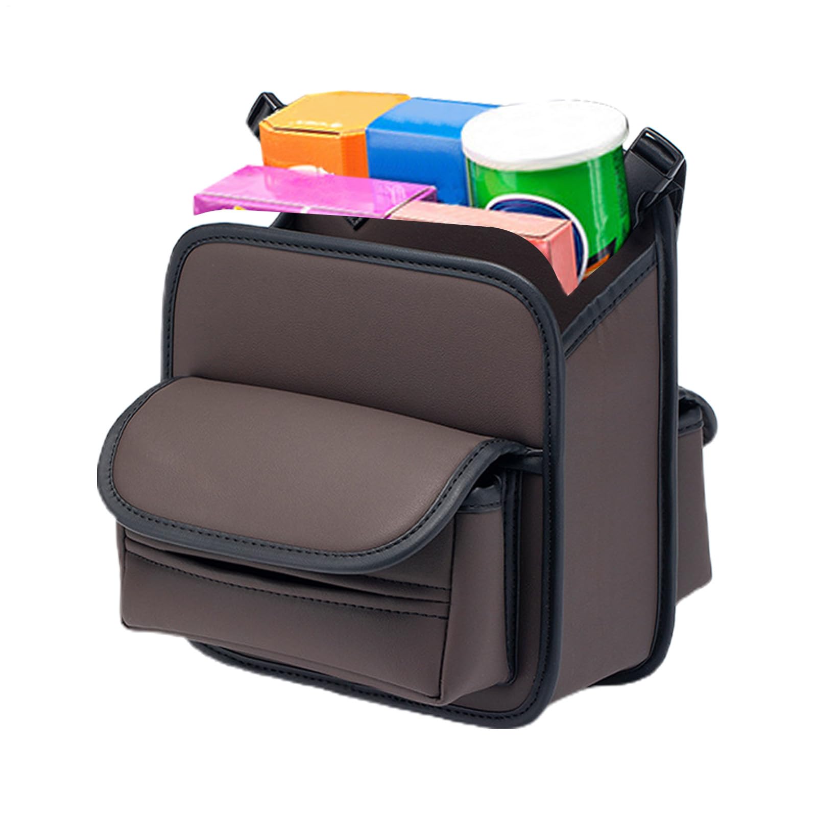 Car Seat Organizer Between Seats,Front Car Seat Organizer,Large Capacity Car Organizers and Storage Car Storage Organizer