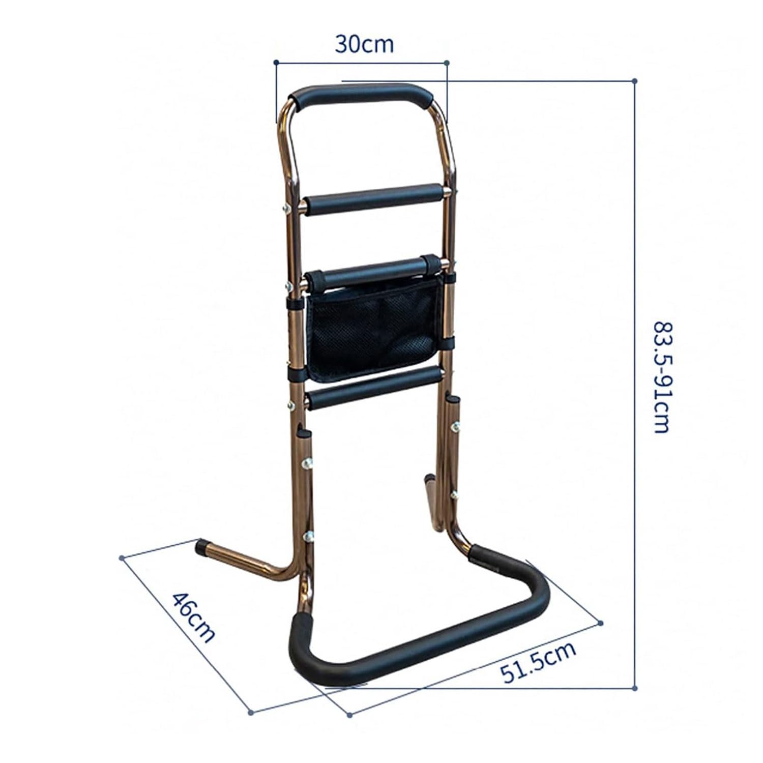 Barandillas de Cama móviles para Adultos Mayores, barandilla para Silla, Ayuda para Levantar Pacientes, Ayuda para la Movilidad y la Vida Diaria.