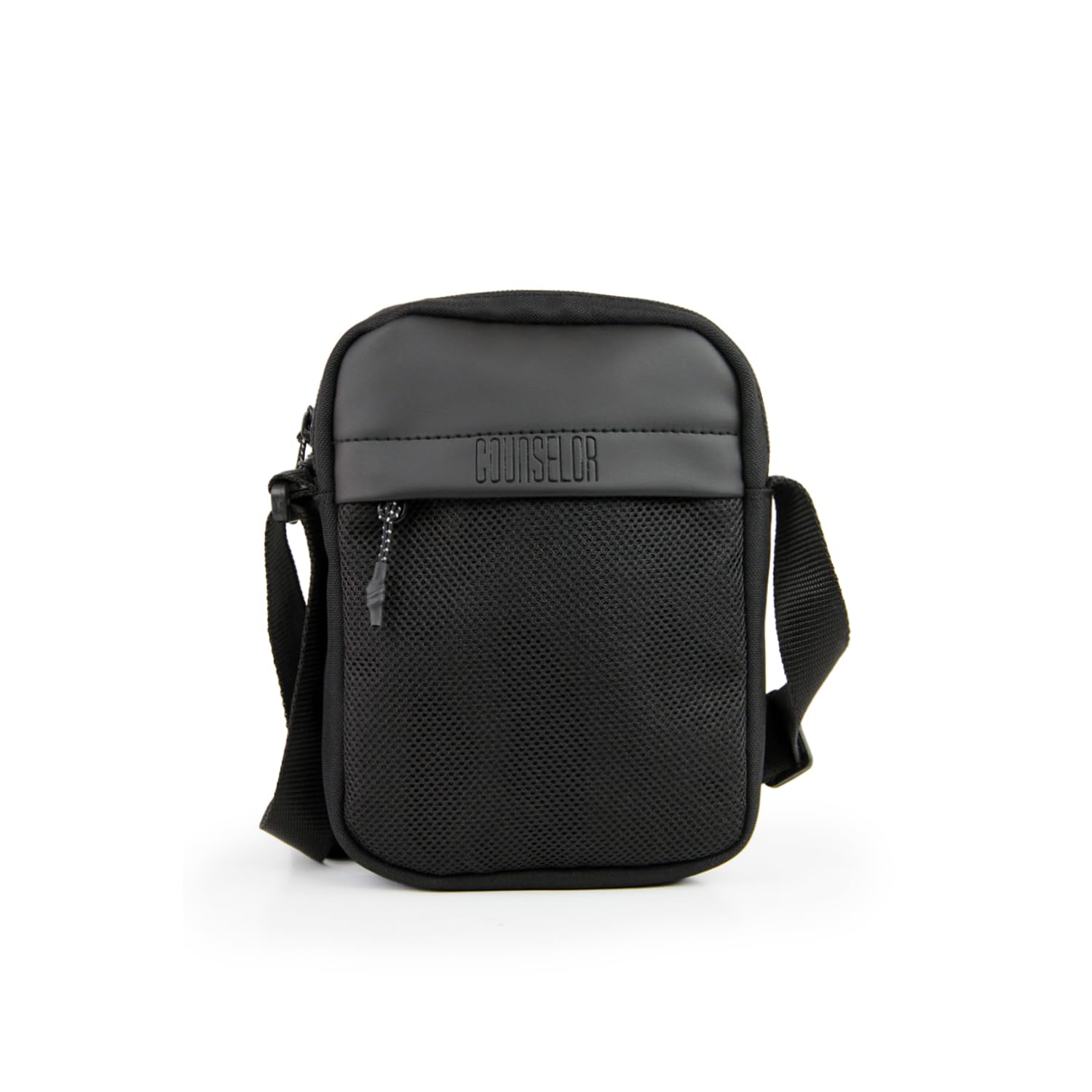 Crossbody Sling Bag for Men and Women, Messenger Bag, Daily Commute Lightweight Vegan Leather Sling Bag, Adjustable Strap, Mezzo-image-25