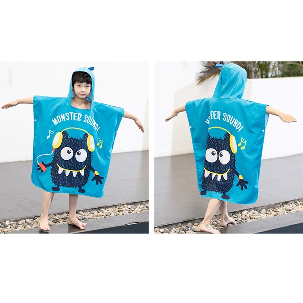 Baden, Strand Play-Zubehör, Badetuch Baby Schnell Trocknend Handtuch Umhang Mädchen Absorbent Bademantel Reise Strand Sonnenschutz Anti-Erfrischungstuch Mit Kapuze Sunscreen Mikrofaser Fleece 70