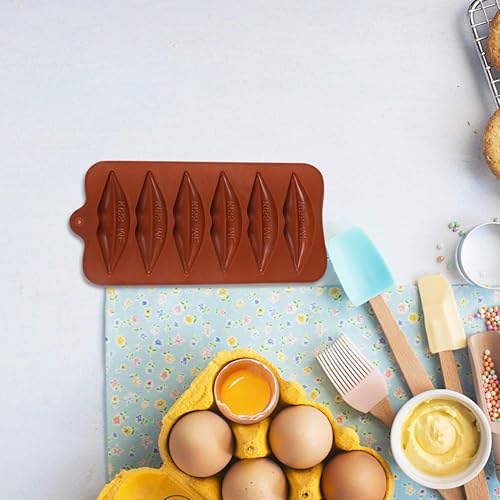 Miniatura 4 de Moldes de silicona para paletas de chocolate, 2 unidades, moldes de chocolate con formas elegantes, moldes antiadherentes para dulces, moldes de