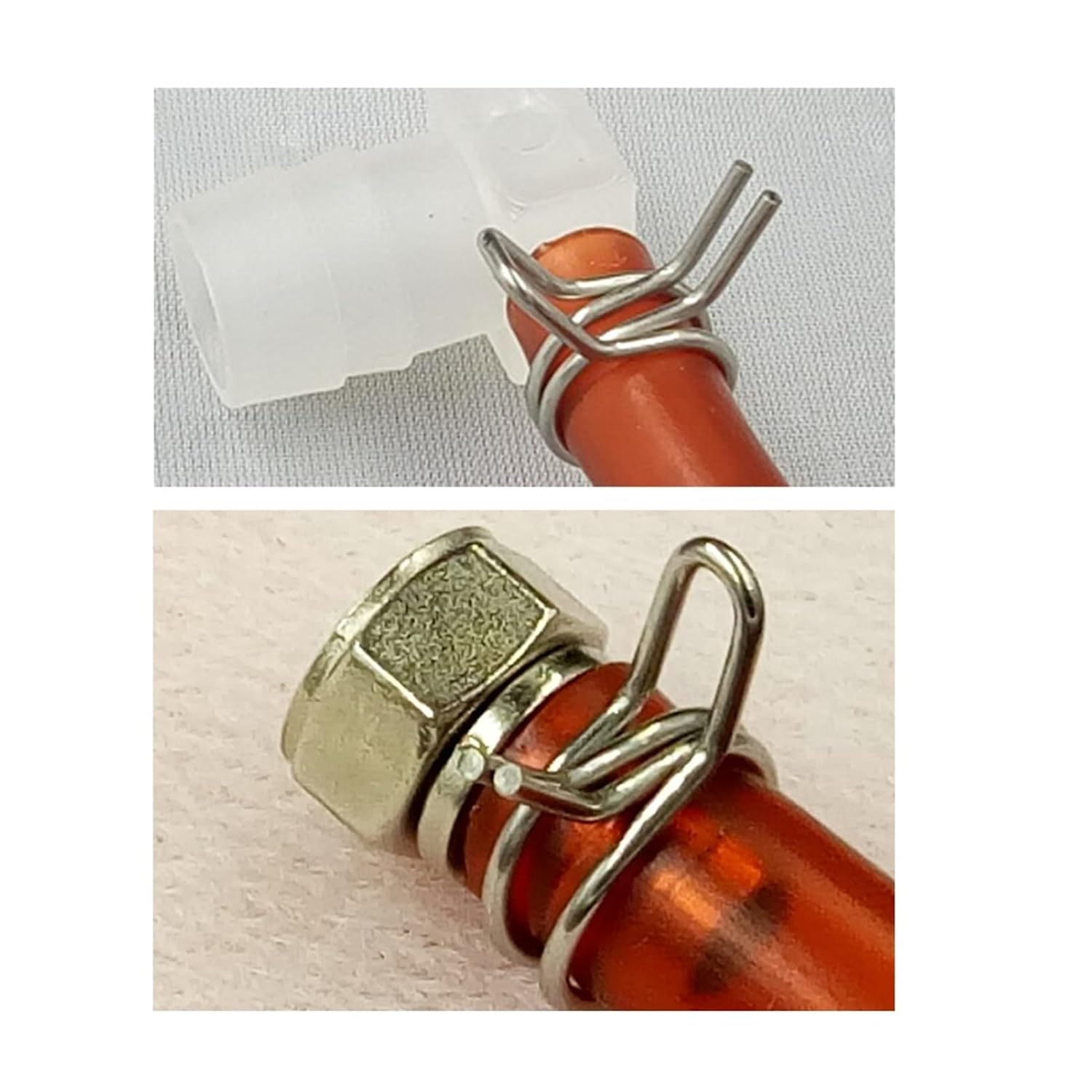 150 Pcs Metal Double Wire Hose Clamp for 5-14mm Clips Water Pipe Air Tubing Fuel Line Hose Tube Spring Clips Clamp Kits Car
