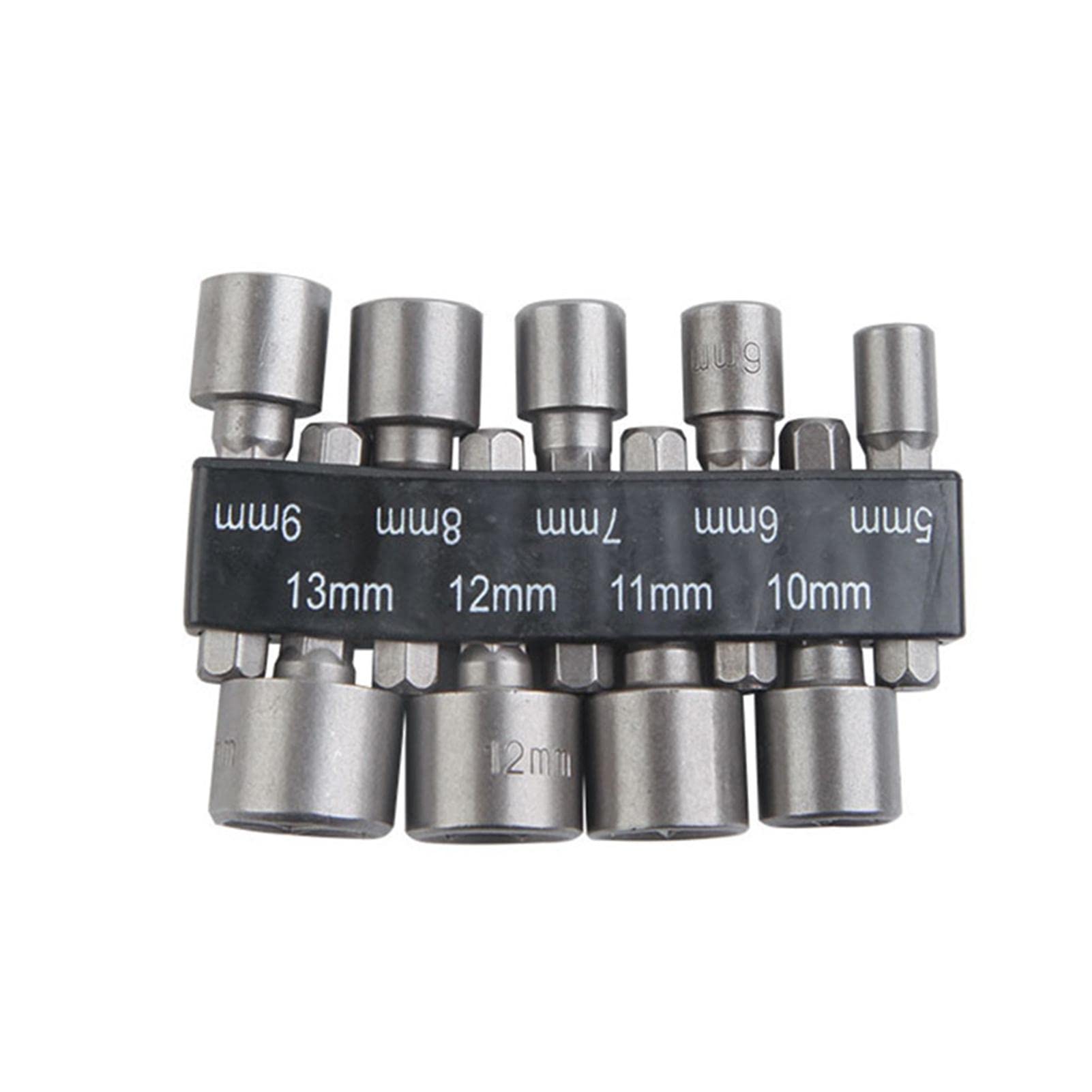 vincente Power Nuts Driver Drill Bit | Hexagonal Nut Socket Set | 1/4'' Driver Hex Keys, Power Nuts Driver Drill Bit Tools Set Metric Socket Wrench Screw