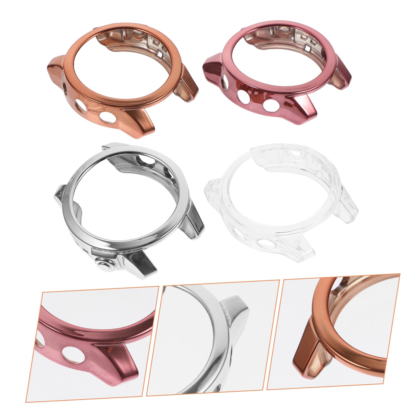 OSALADI 12pièces Coque De Protection pour Montre Protection Écran Détachable Anti-Rayures Design Léger Compatible avec Charge Directe Accessoire Pratique pour Quotidien