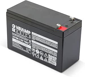 Batteria Piombo 12V 7Ah Ermetica - Per UPS, Antifurti E Sistemi Videosorveglianza - Foto 8