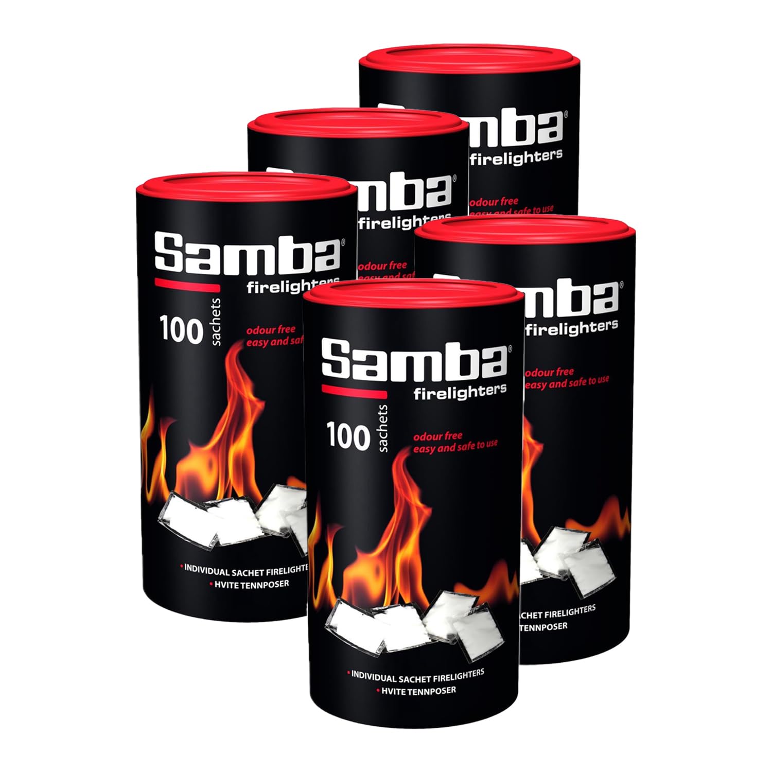 Warma Samba Firestarters Odourless Easy Light Long Burn Bbq Oven Stove Fireplace Firelighters 500 Pieces from B&Q