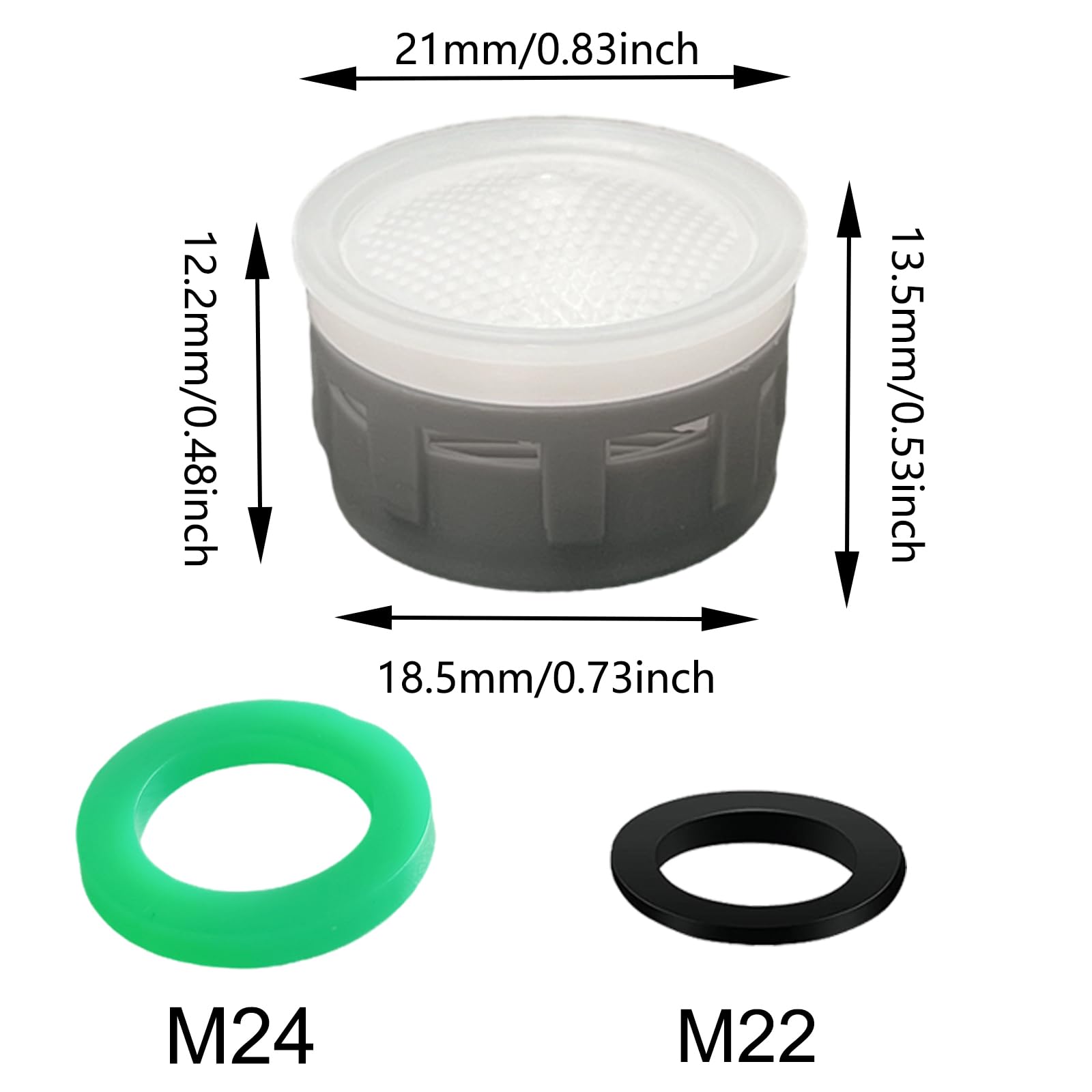 Lot De 20 Aérateurs De Robinet De Rechange Pour Limiteur De