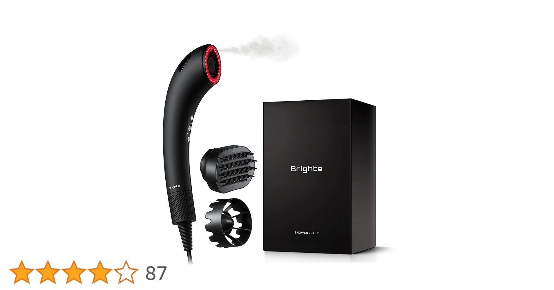 Brighte Shower Dryer ミストドライヤー Brighte SHOWER DRYER | 乾くのに乾かない次世代ドライヤー