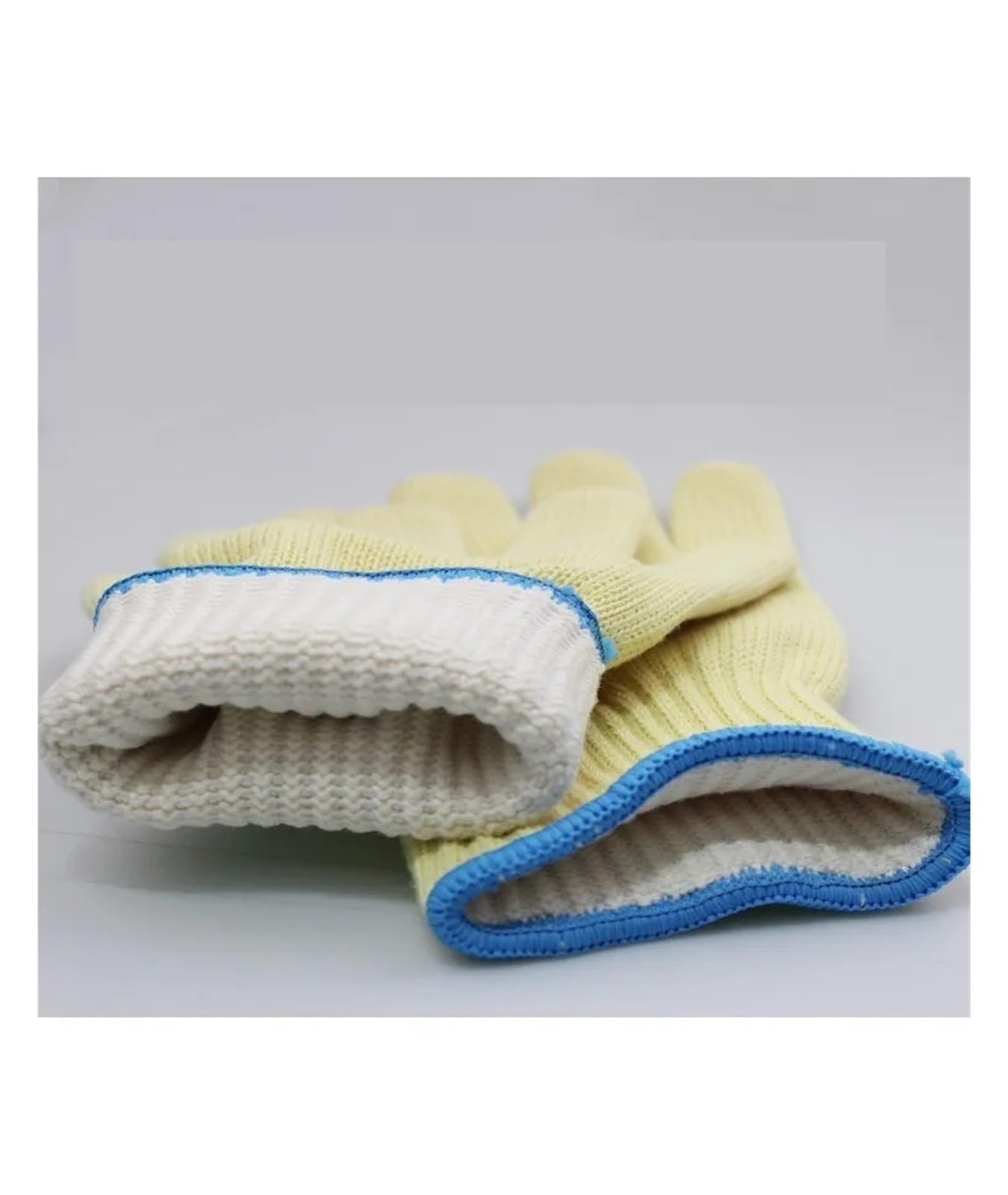 Genérico Guantes de Fibra de aramida, Resistentes a 350°C-500°C, 24 cm | Guantes tejidos de doble capa con interior de algodón para soldadura, horno, microondas y taller(36cmresistance 350)