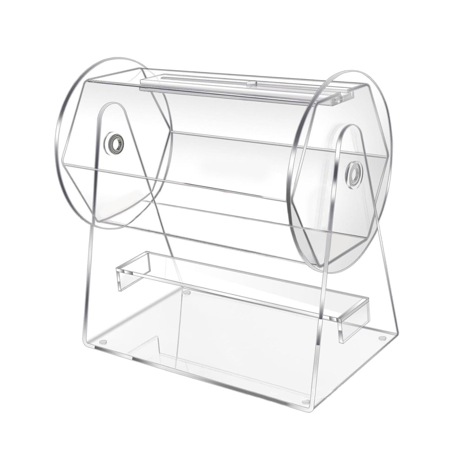 predolo Acryl-Tombola-Trommel, transparente Tombola-, Tombola-Ticket-Trommel für Familienspiele