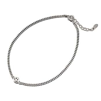 ¥450〜　smile ニコちゃん　オーダー受付中　ミサンガ　アンクレット Amazon | [Venus Sweet] terrasn アンクレット スターリング