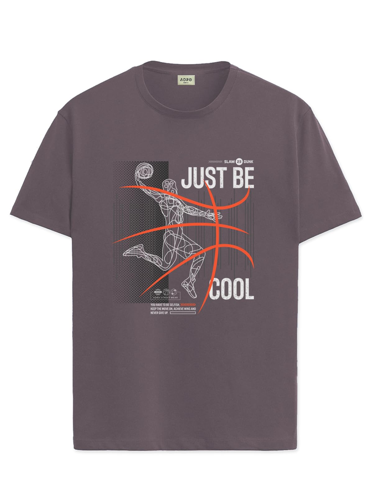 adro 100% Cotton Lycra Tshirts for Men | Regular Fit T-Shirt | Printed T Shirt for Men | Round Neck Half Sleeve Tees | Tshirt for Man-picture-13