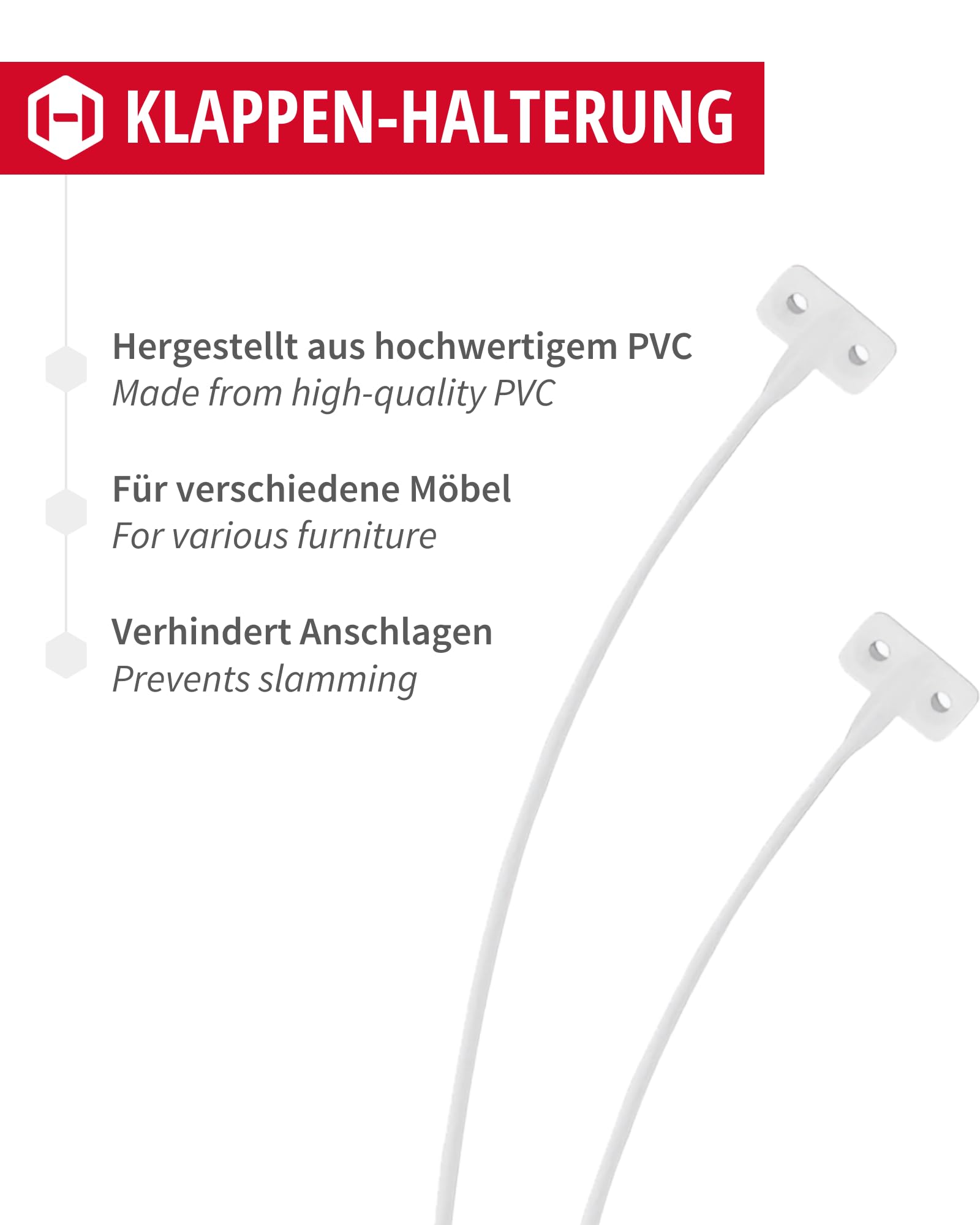 Gedotec Supports D'Abattant Pour Portes De Meubles H3951 200