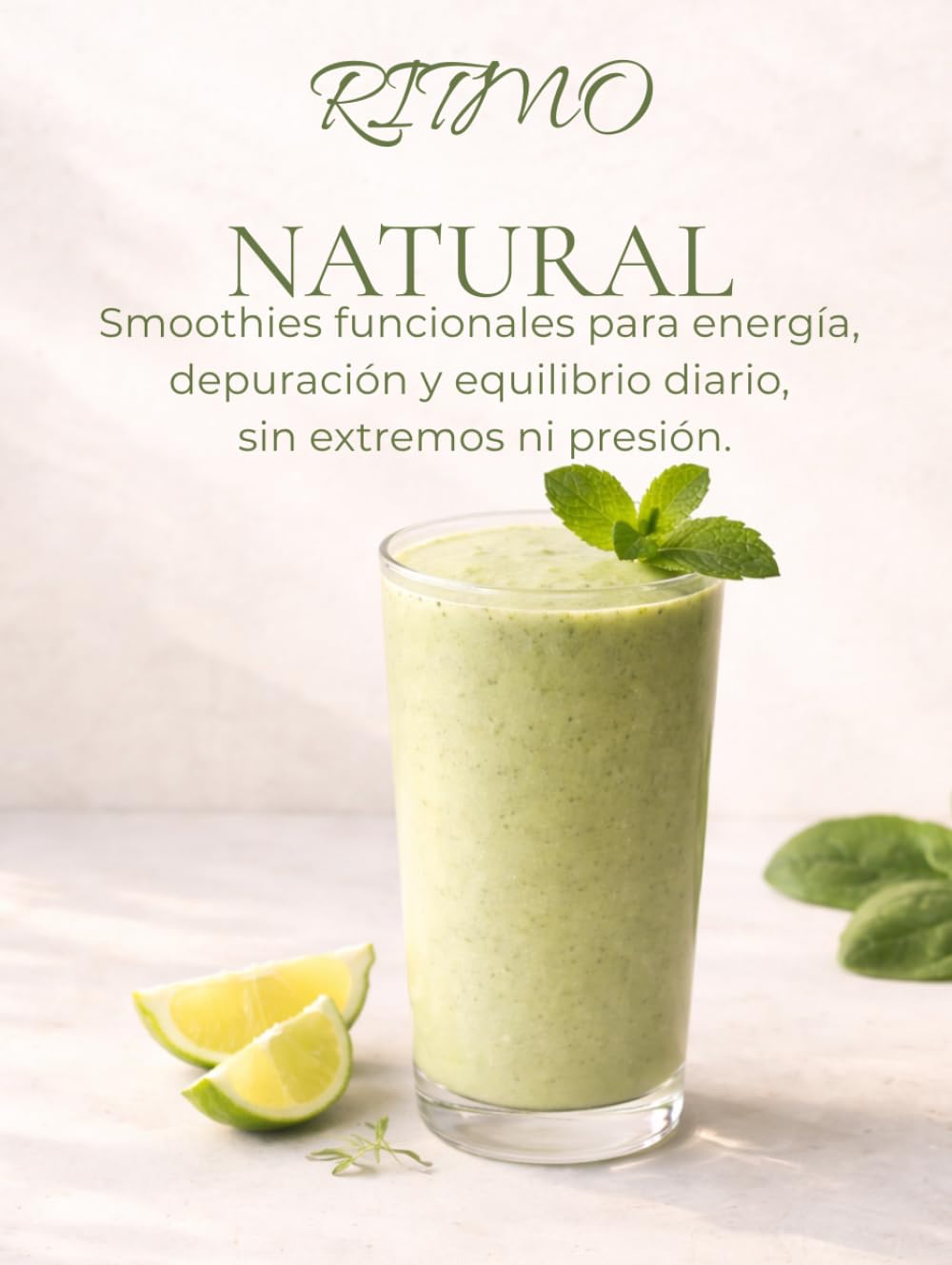 Ritmo Natural: Smoothies funcionales para energía, depuración y equilibrio diario, sin extremos ni presión.