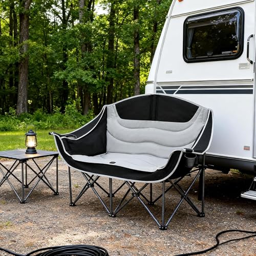 Chaise de camping pliable pour éviter le mal de dos en extérieur - 4