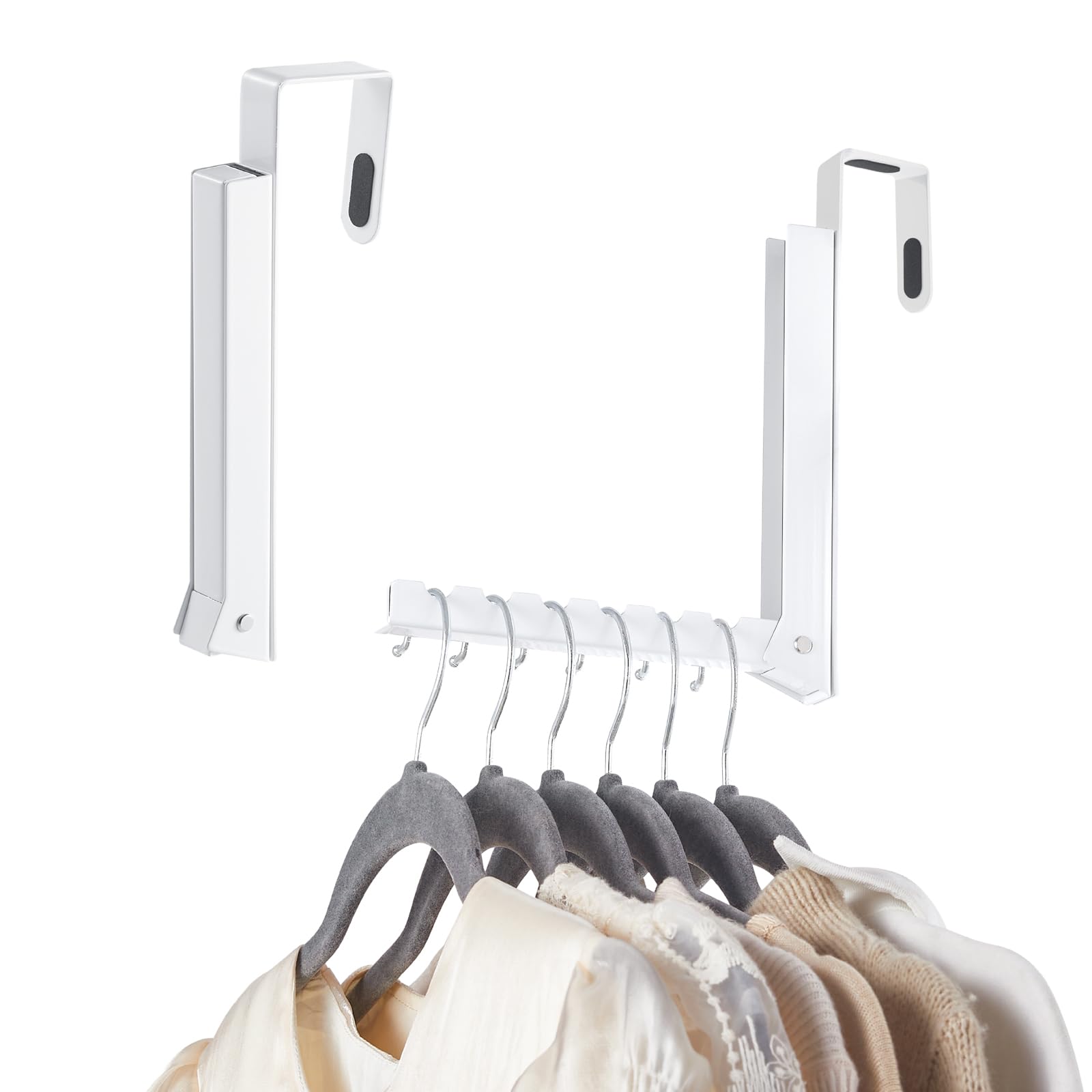 Over The Door Hooks Hanger for Clothes 1 Pack Foldable Over The Door Drying Rack for Laundry Overdoor