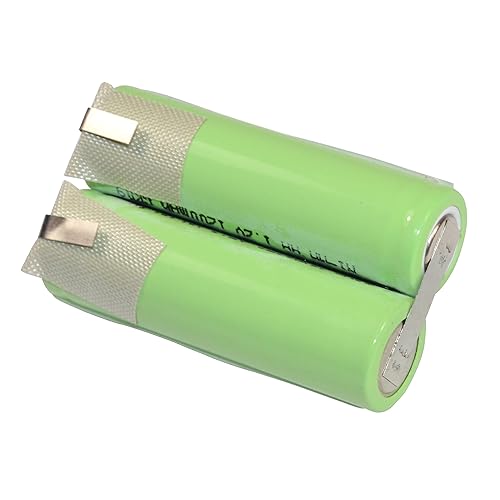 Miniatura 3 de HQRP Batería compatible con Philips Norelco HQ6889, HQ7330, HQ7350, EVERGAIN H-AA120Gx2 2.4V, compatible con afeitadora Rowenta TN8110 +