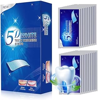 Teeth Whitening Strip 14 Treatments - 28 White Strips for Teeth Whitening, Professional Whitening Strips Reduce Teeth Sensitive, Helps Remove Coffee, Wine, Tobacco Stains (28PCS)
