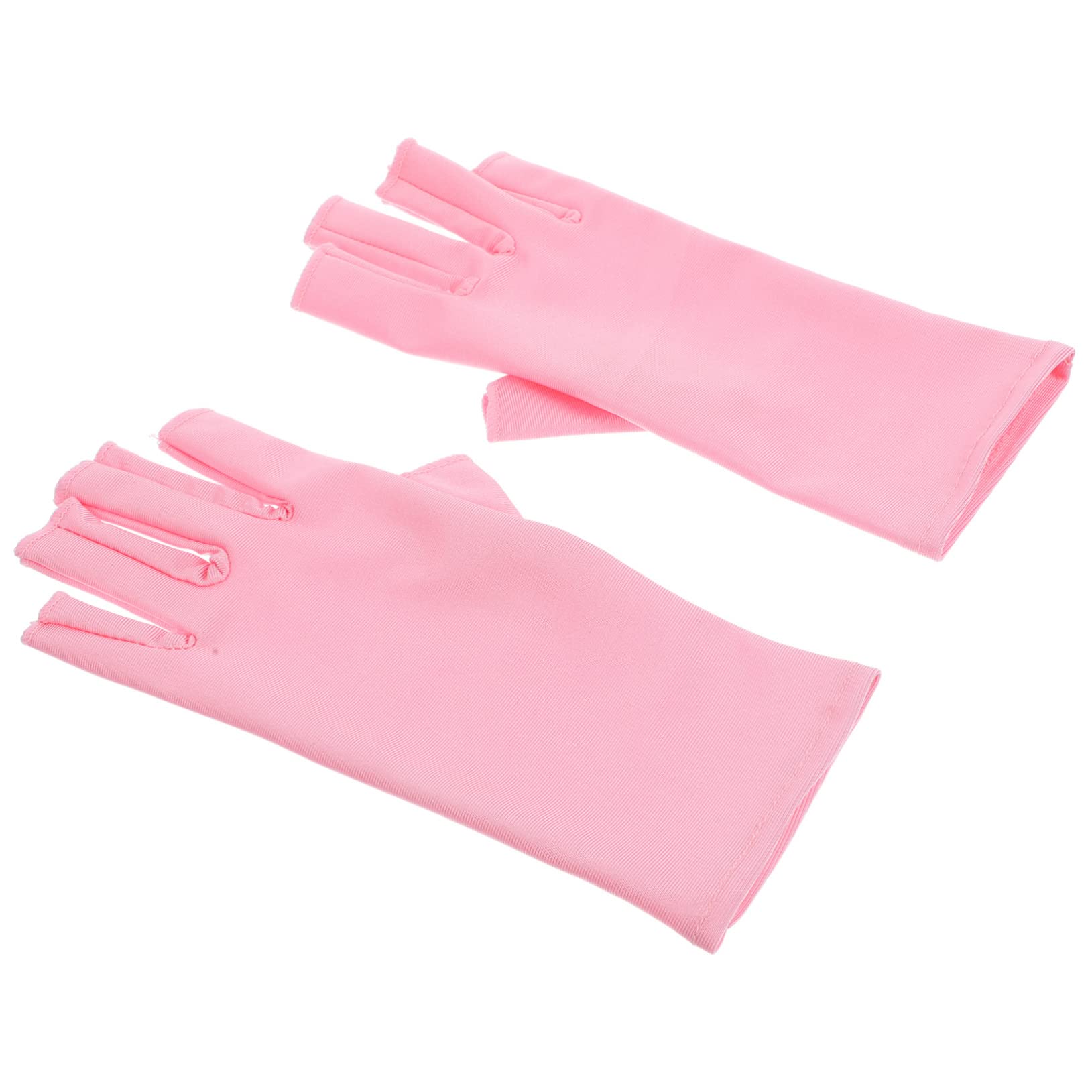 Healeved 5pares Guantes De Protección Uv Para Manicura Guantes Anti-uv Para Gel Accesorios De Arte De Uñas Protección Solar Para Manos Al Aire