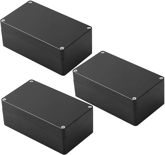 3Pack Waterproof Plastic Project Box, IP65 Outdoor Electrical Box