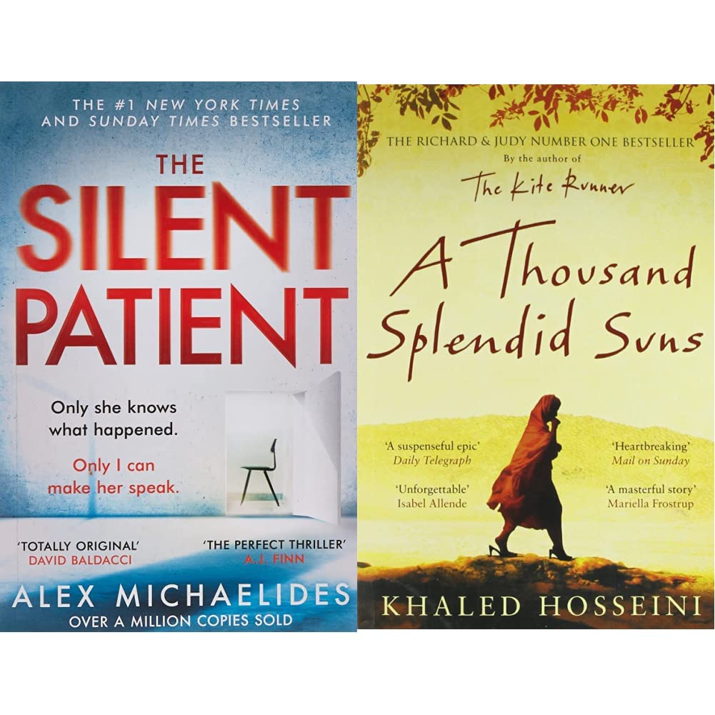 The Silent Patient+A Thousand Splendid Suns(Set of 2 books)