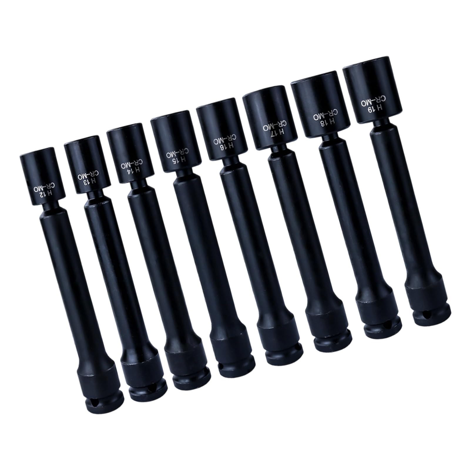 Sturdy 360 Degree Rotating Sockets Adapters Set 8PCS Delicate Design Suitable with Multiple Sockets Size and Power Tool Ergonomic Extension Set
