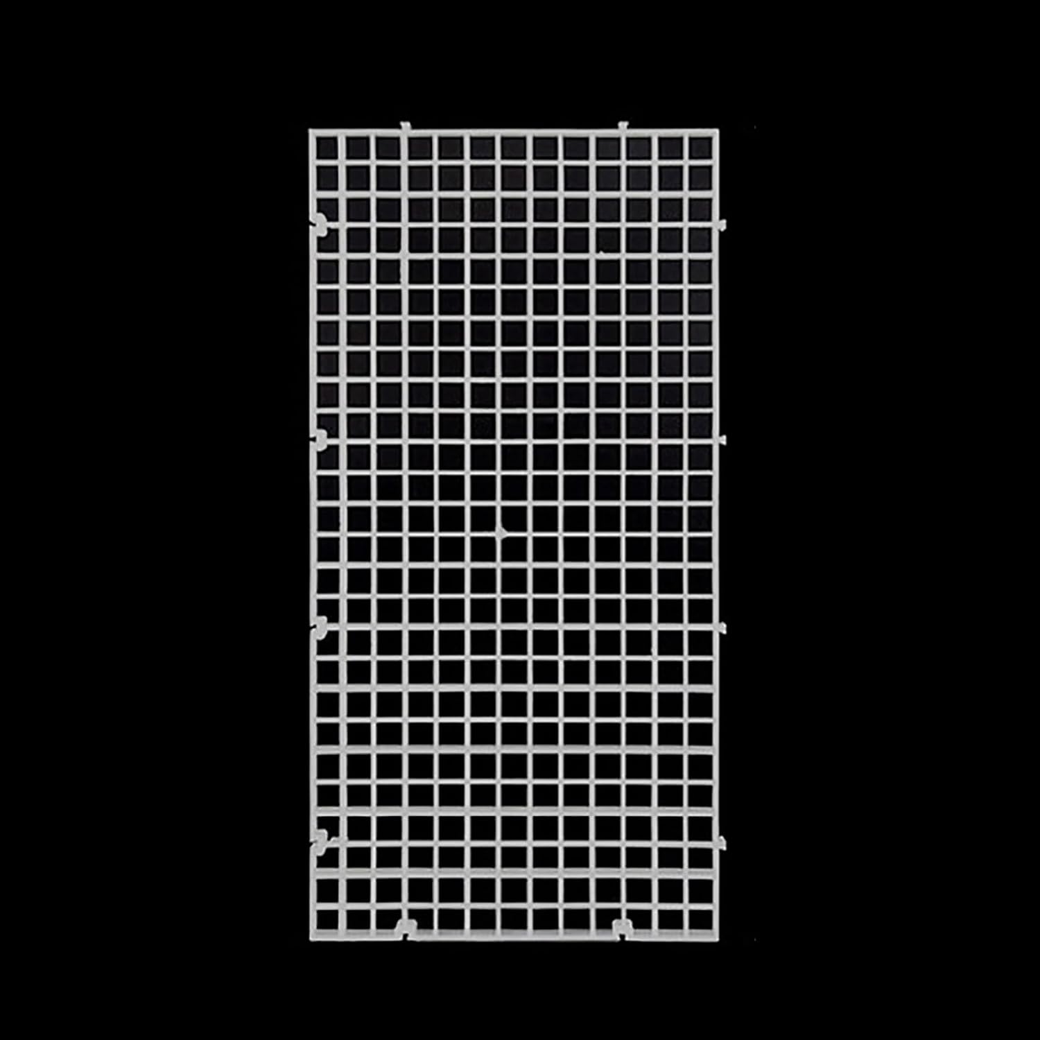 Aquarium Separator Divider For 10 20 30 40 50 Gal Breeder Tank, Fish Breeding Case Divider, Plate Baffle Cover Blocking Fish Partition Net, Easy to Cut and Assemble(5pcs,White 30x30cm/11.8x11.8 in)