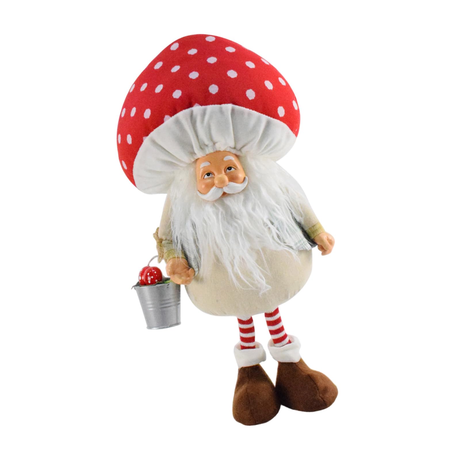 Elnwnnkc Seasonal Gnomes Dolls with Mushroom Hat Ornament Christmas Decoration for Home and Tabletop Decoration Collectible Figurine