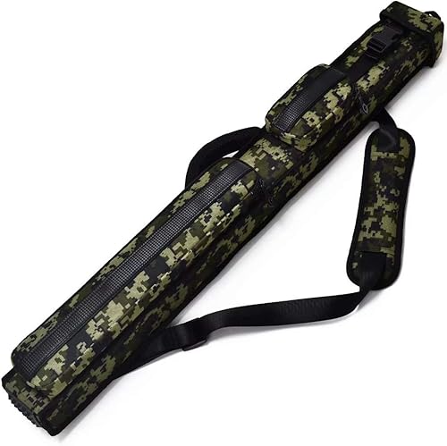 Miniatura 11 de Collapsar Estuche rígido para taco de piscina 2X2 Nylon/Polipiel Billar Sitck Cuero marrón,Cuero negro,Nailon camuflaje verde,rojo (Red Nylon),Nylon